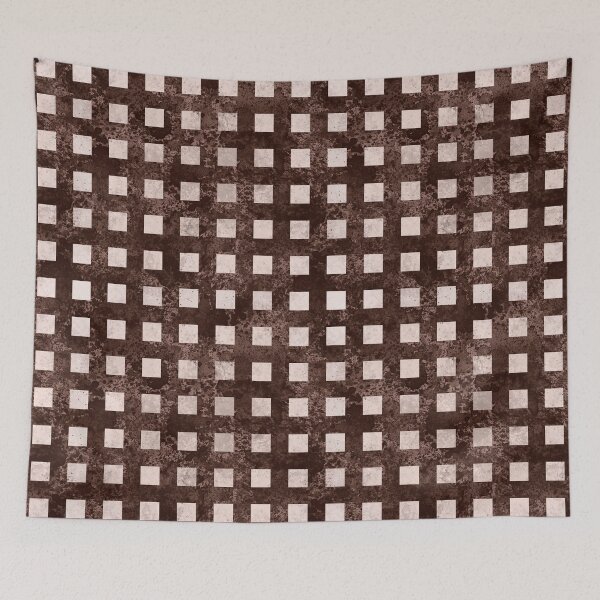 Item preview, Brown Marble with White Squares designed and sold by DeneboArt.