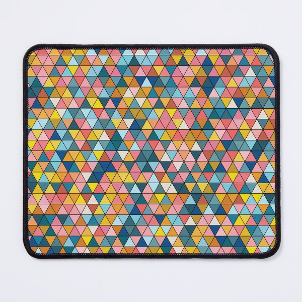 Item preview, Colourful triangles 12 - geometrical pattern designed and sold by Julia Rudens.