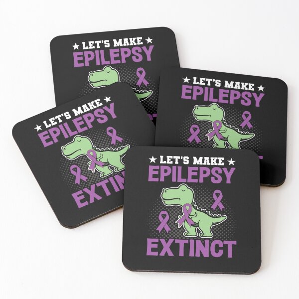Item preview, Let's Make Epilepsy Extinct Shirt, Epilepsy Awareness Shirt, Epilepsy Warrior Shirt, Epileptic T-Rex Shirt, Neurological Disorder Shirt designed and sold by aymob.