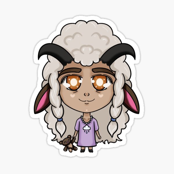 Sleepy Sheepy Sticker