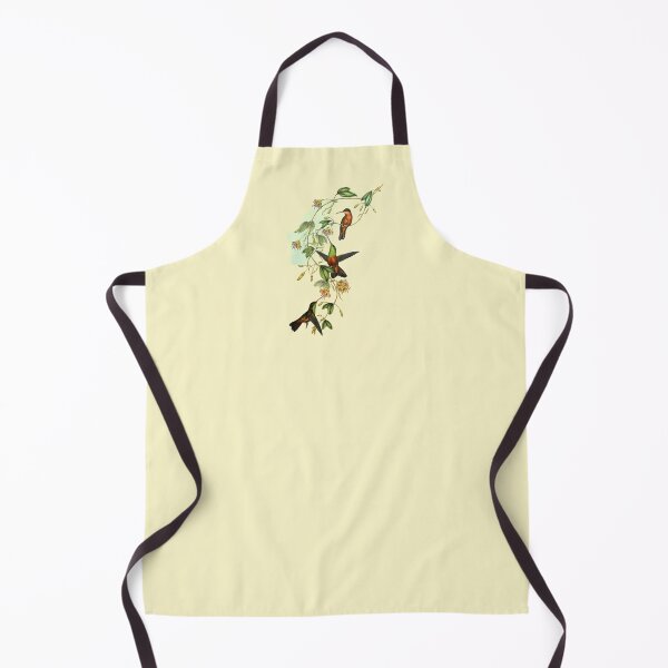 Item preview, Fluttering hummingbirds (cream) designed and sold by Madame Memento.