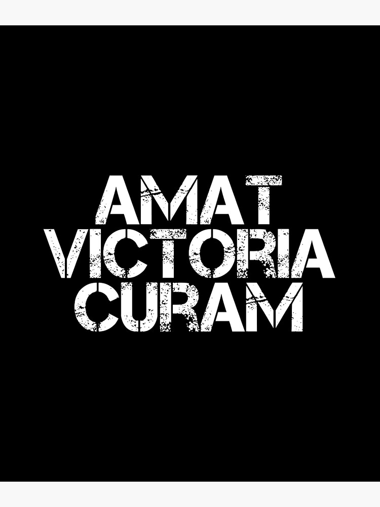 Amat victoria curam ударение