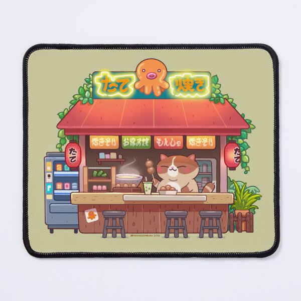 Item preview, Takoyaki-Neko designed and sold by DocHackenbush.