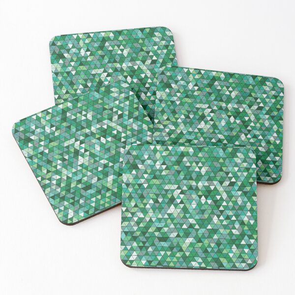 Item preview, Colourful triangles 13 - geometrical pattern designed and sold by Julia Rudens.