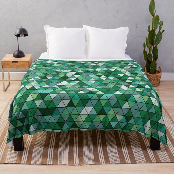 Item preview, Colourful triangles 13 - geometrical pattern designed and sold by Julia Rudens.