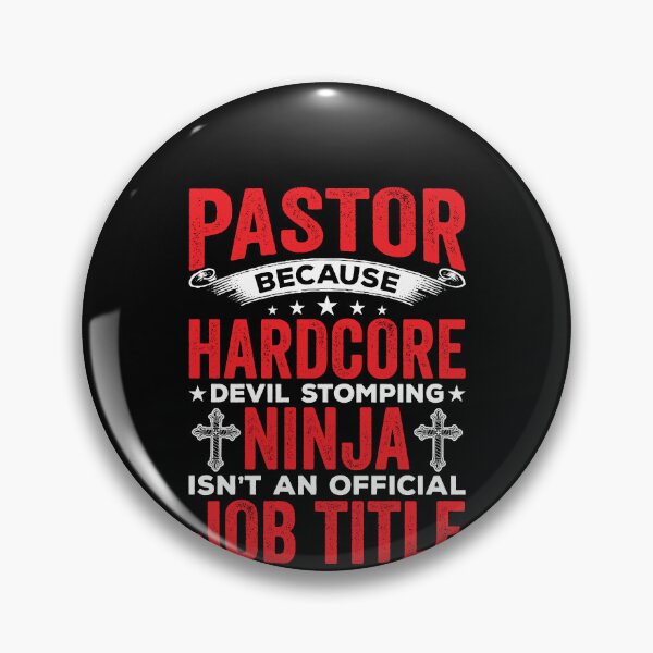 Artikelvorschau, Pastor, weil Hardcore Devil Stomping Ninja kein offizielles Berufsbezeichnungs-Shirt ist, Pastor-Shirt, Pastor-Anerkennungsgeschenk, Pastor-Warn-Shirt entworfen und verkauft von aymob.