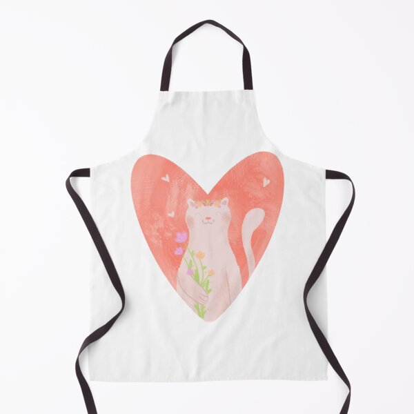 Item preview, Cat lover, cute cat with heart designed and sold by ArtbyPriscilla.