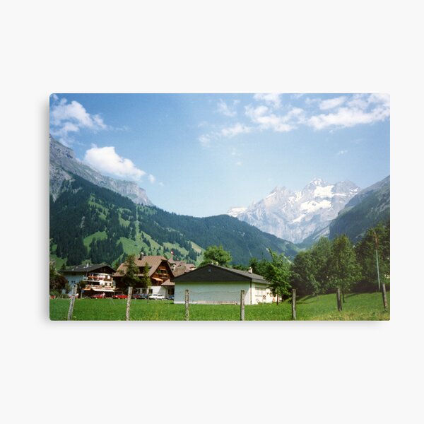 Kandersteg Mountains Metal Print