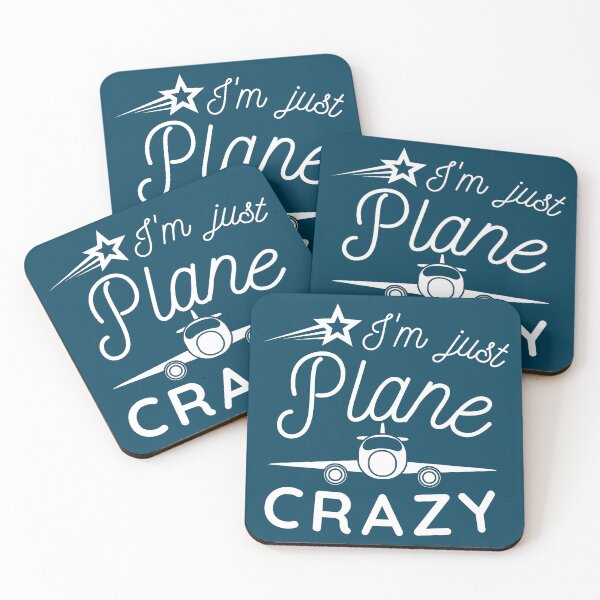 Item preview, I'm Just Plane Crazy, Gift for Airplane Lover, Funny Airplane Pilots designed and sold by calalassy.