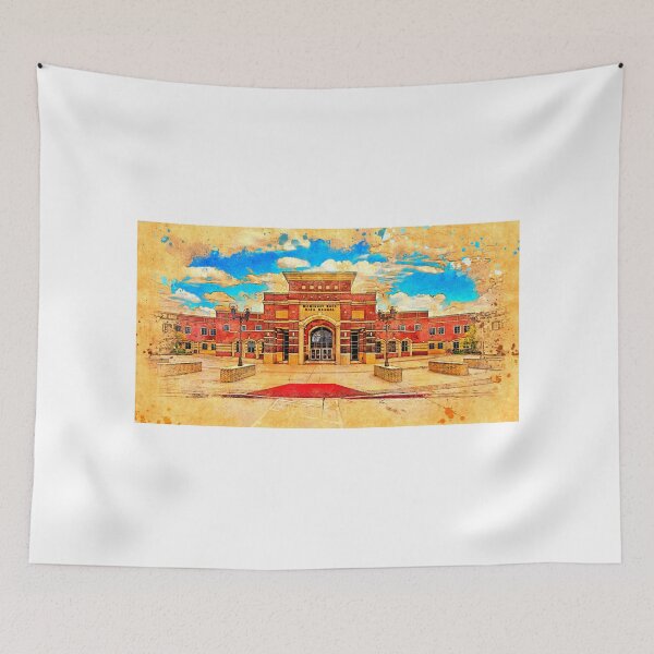 Item preview, McKinney Boyd High School - digital painting with a vintage look designed and sold by NickoPrints.
