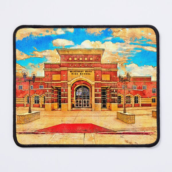 Item preview, McKinney Boyd High School - digital painting with a vintage look designed and sold by NickoPrints.