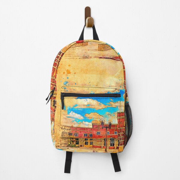 Item preview, McKinney Boyd High School - digital painting with a vintage look designed and sold by NickoPrints.