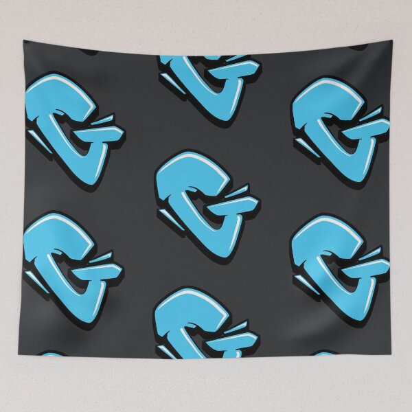 Item preview, Graffiti Letter G (Blue) designed and sold by NameGraffiti.