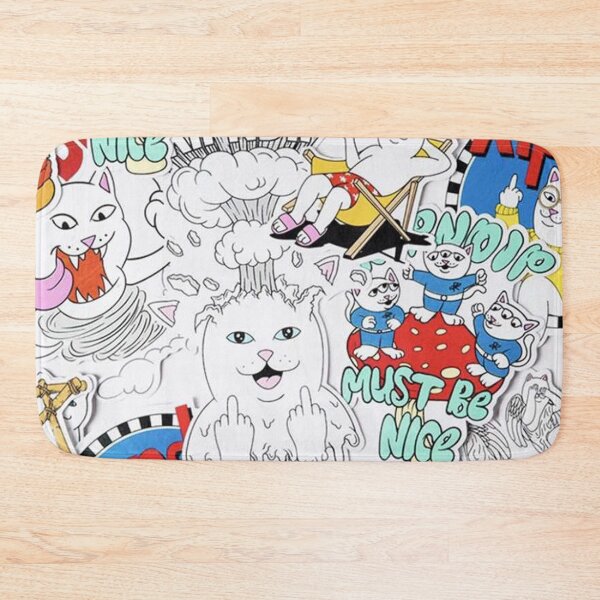 Dip Collage Bath Mat