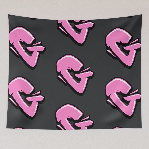 Item preview, Graffiti Letter G (Pink) designed and sold by NameGraffiti.