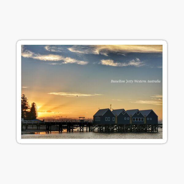 Busselton Jetty Sticker