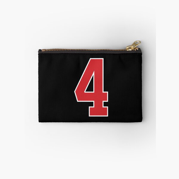 Item preview, Sports Number 4, red black color lucky sport four designed and sold by ArtIsParty.