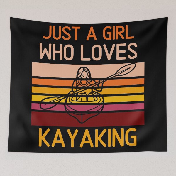 Item preview, Just a girl who loves kayaking designed and sold by LiToDesignCo.