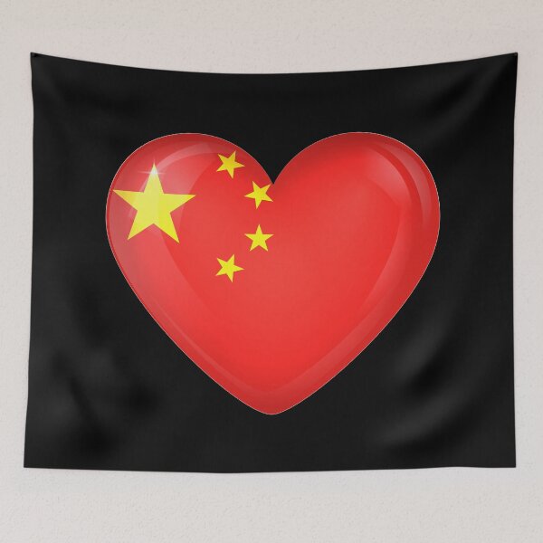 Artikelvorschau, Mein Herz ist in China, Love China. entworfen und verkauft von ArtIsParty.