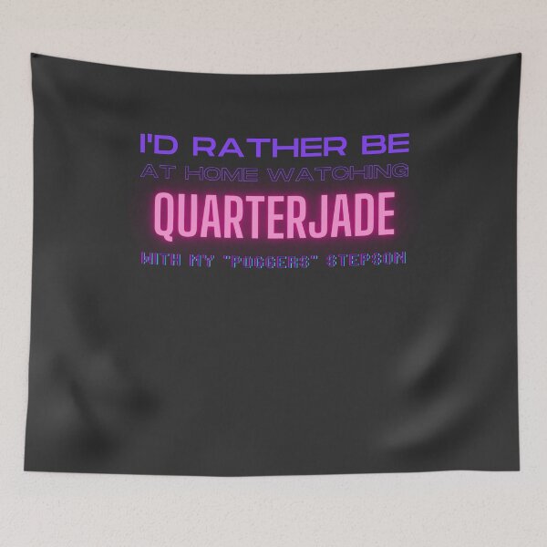 Item preview, QuarterJade poggers stepson twitch youtube content creator designed and sold by LAST WEEK'S STOLEN AESTHETICS.