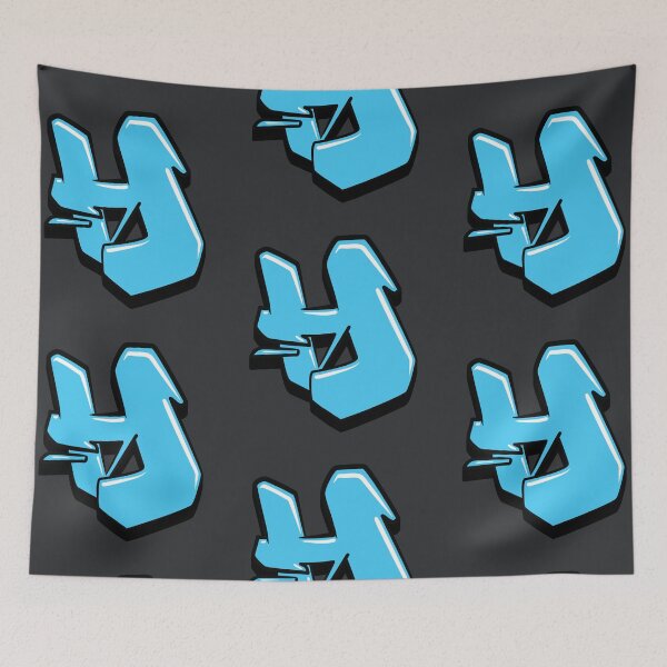 Item preview, Graffiti Letter H (Blue) designed and sold by NameGraffiti.