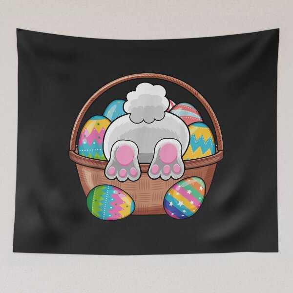 Item preview, Easter Bunny Basket Eggs Rabbit Easter Day Women Men Kids designed and sold by AnitaJGreenspan.