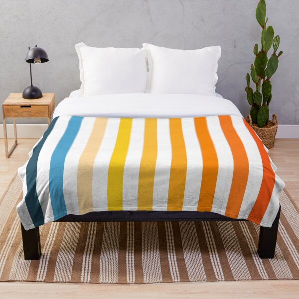 Aperçu de l'œuvre Rétro Coloré Minimaliste Classique Vintage Rayures créée et vendue par LiquidWing.