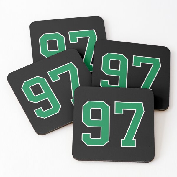 Item preview, 97 number, green lucky sports ninety seven designed and sold by ArtIsParty.