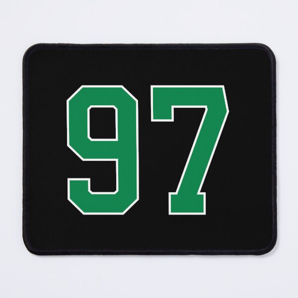 Item preview, 97 number, green lucky sports ninety seven designed and sold by ArtIsParty.
