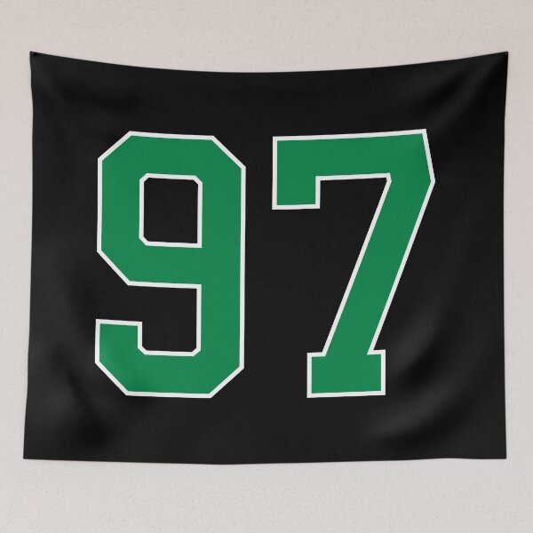 Item preview, 97 number, green lucky sports ninety seven designed and sold by ArtIsParty.