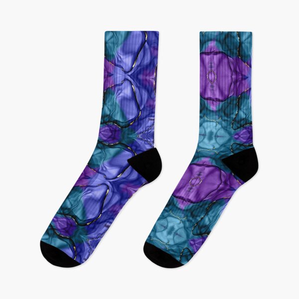 Item preview, Pattern of blue, green and violet tones designed and sold by Bodino.