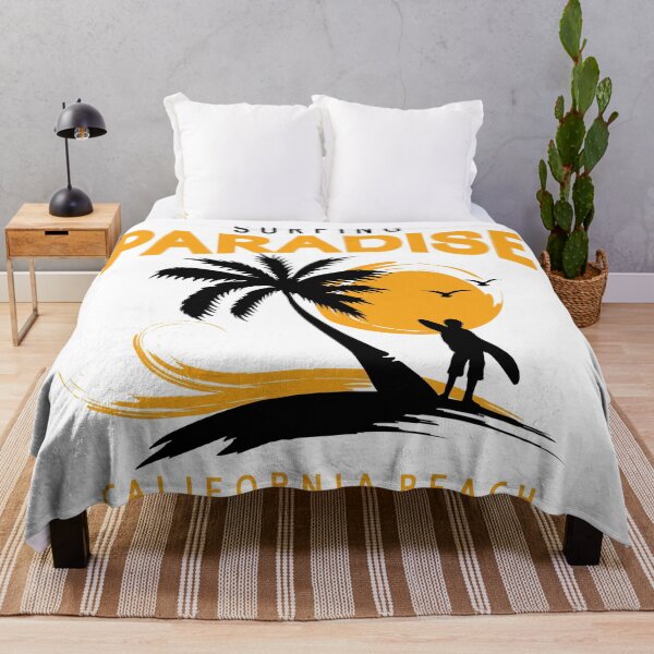 Item preview, Surfing Paradise California beach designed and sold by prettyfemme.