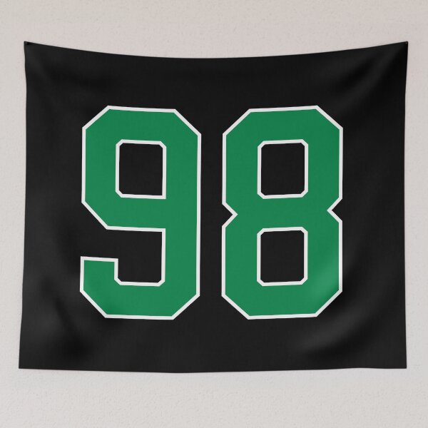 Item preview, 98 number, green lucky sports ninety eight designed and sold by ArtIsParty.