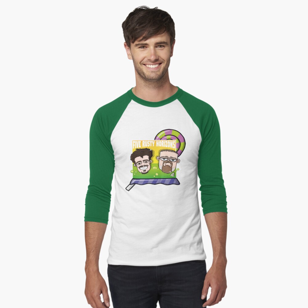 Item preview, Baseball ¾ Sleeve T-Shirt designed and sold by FiveRustyStore.