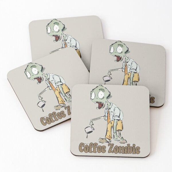 Item preview, coffee zombie designed and sold by FeralJackRabit.
