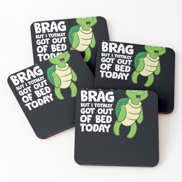Item preview, Sea Turtle Not To Brag But I Totally Got Out Of Bed Today designed and sold by DeannaMarks.