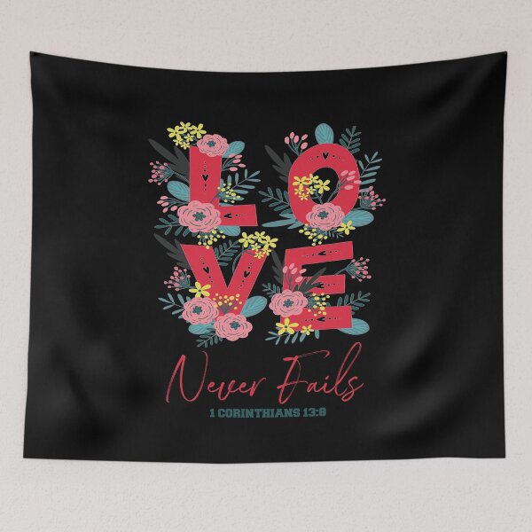 Item preview, LOVE NEVER FAILS Spiral Notebook designed and sold by crafts-gift.