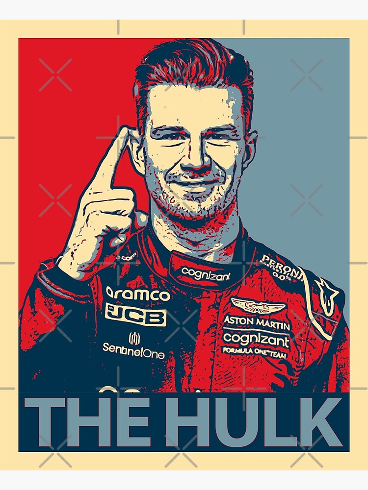 &ldquo;nico hulkenberg the hulk&rdquo; Poster for Sale by Wuando | Redbubble