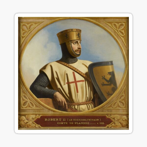 Item preview, Robert II, Count of Flanders (1843) - Henri Decaisne designed and sold by SALON DES ARTS.