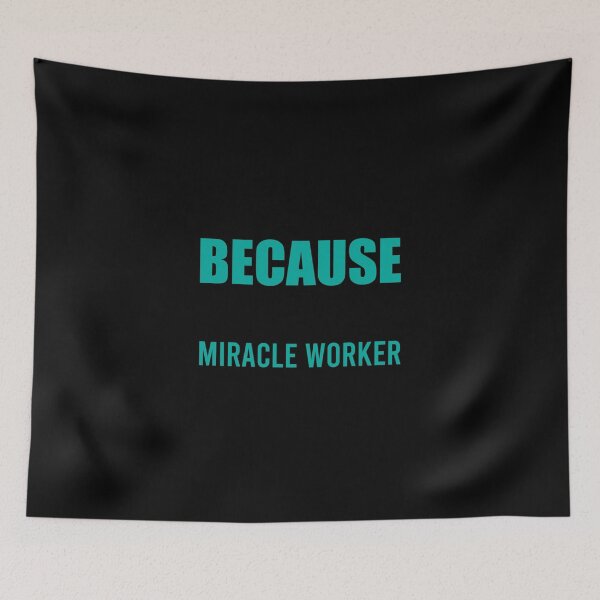 Item preview, Field Hockey Player Is A Miracle Worker Sticker designed and sold by ethenfran6.