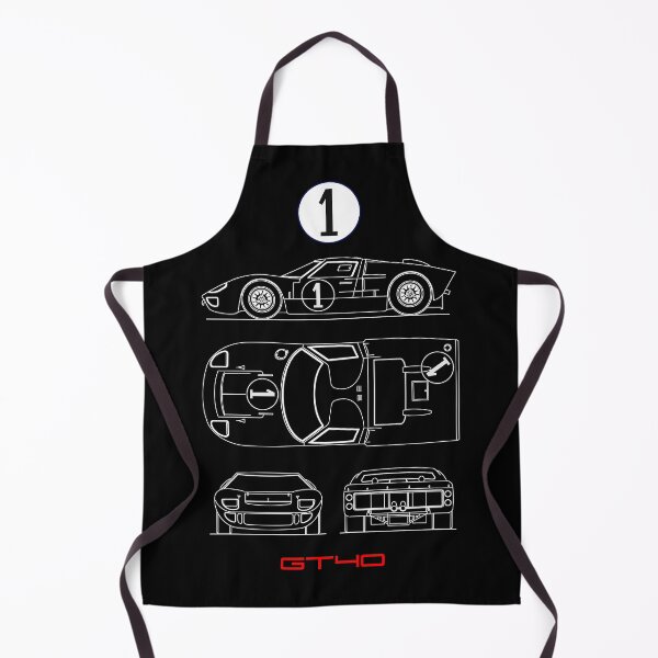Item preview, The GT40 Blueprint in Black designed and sold by rogue-design.