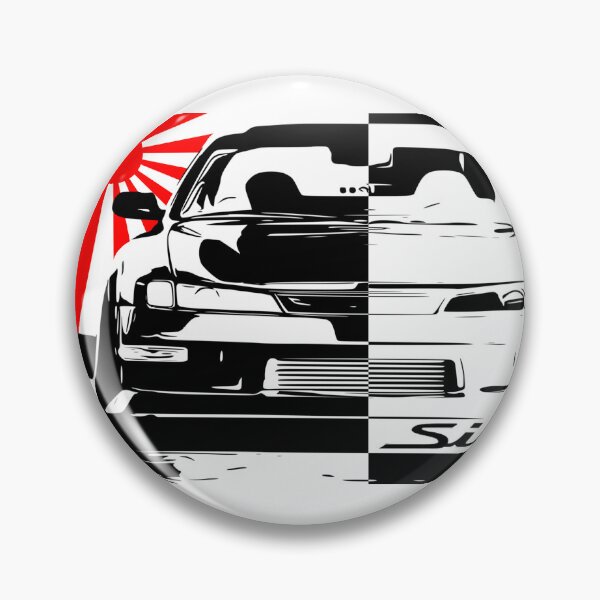 Item preview, White and Black S14 Japanese Legend designed and sold by RyanCaudell.