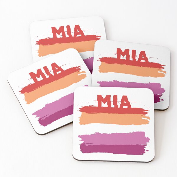 Item preview, Mia lesbian name Rainbow LGBT pride designed and sold by LoveIsColorful.