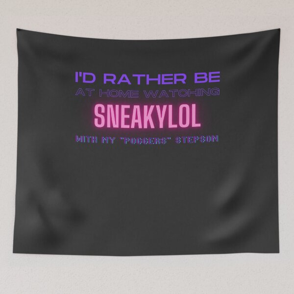 Item preview, Sneakylol poggers stepson twitch youtube content creator designed and sold by LAST WEEK'S STOLEN AESTHETICS.