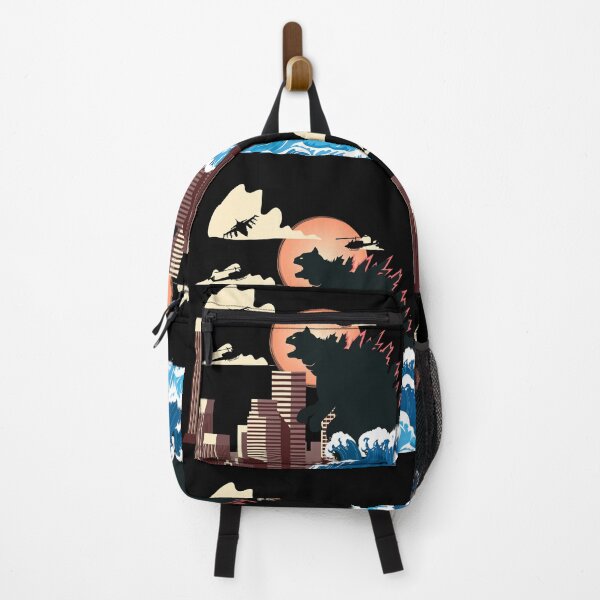 Vista previa del artículo con la obra «Gato Catzilla | Catzilla gato negro vintage rey japonés del gato monstruo», diseñado y vendido por smtrbd.
