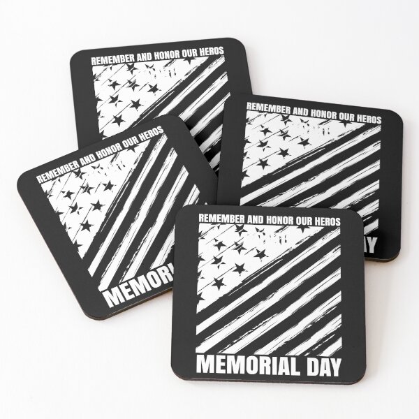 Item preview, Memorial Day American Flag Remember and Honor Our Heros designed and sold by CharJens.