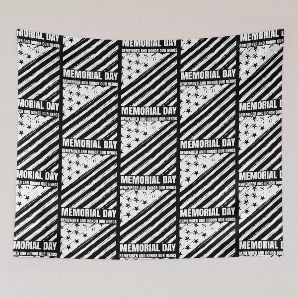 Item preview, Memorial Day American Flag Remember and Honor Our Heros designed and sold by CharJens.