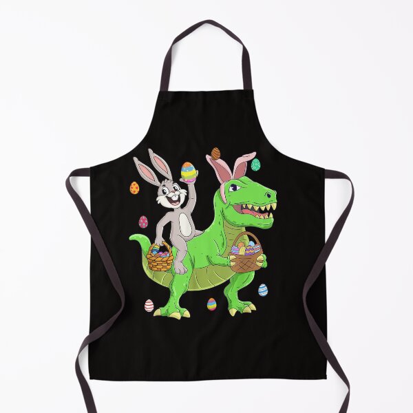 Item preview, Easter Bunny Riding Dinosaur T Rex Easter Kids Boys designed and sold by Dadya.