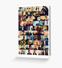 sherlock bbc caps Greeting Card
