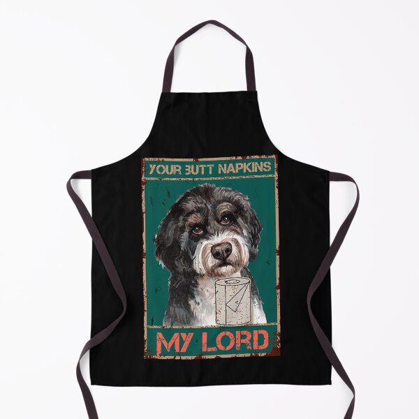 Item preview, The Vintage Your Butt Napkins My Lord Poster Dog designed and sold by Donna Gomez.